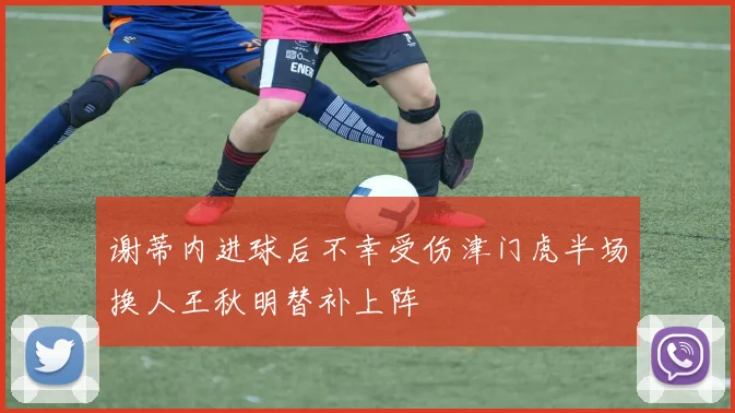 谢蒂内进球后不幸受伤津门虎半场换人王秋明替补上阵
